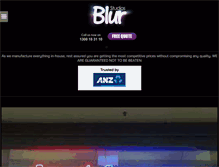 Tablet Screenshot of blurstudios.com.au